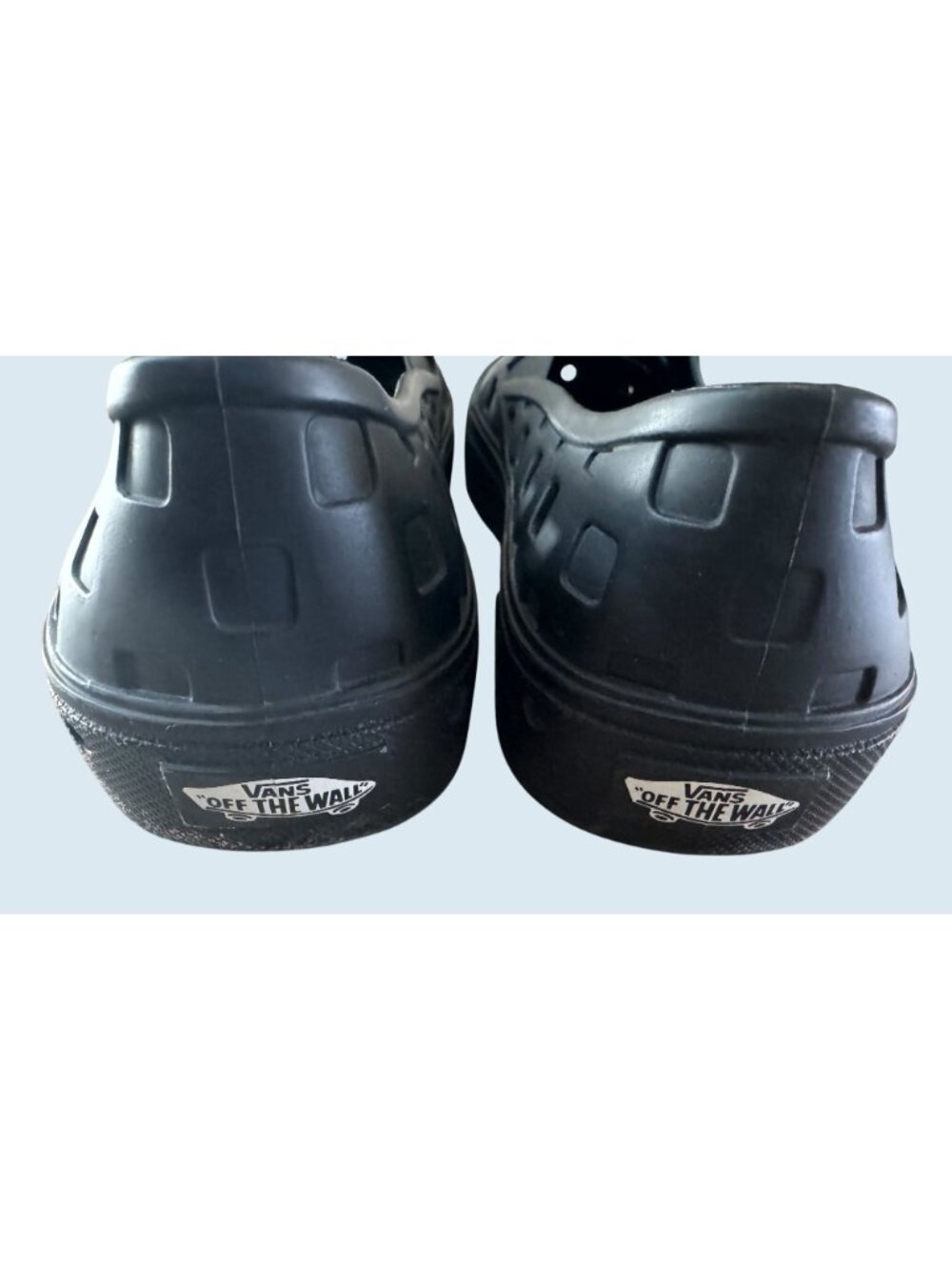 VANS Slip On Mule TRK Black Slip On Rubber Sandal Waterproof Size 7.5 - Picture 6 of 8